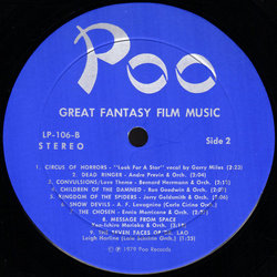 Great Fantasy Film Music サウンドトラック (Various Artists) - CDインレイ