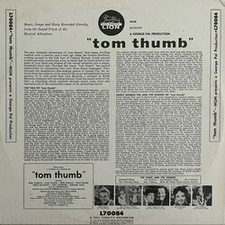 Tom Thumb Soundtrack (Ken E. Jones, Douglas Gamley) - CD Back cover