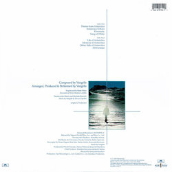 Antarctica Ścieżka dźwiękowa ( Vangelis) - Tylna strona okladki plyty CD