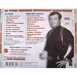 Le Casse / Peur sur la Ville Trilha sonora (Ennio Morricone) - CD capa traseira