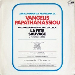 La Fte Sauvage サウンドトラック ( Vangelis) - CDインレイ