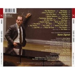 Flash of Genius Soundtrack (Aaron Zigman) - CD Back cover