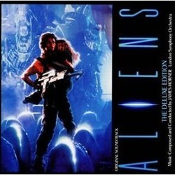 Aliens Trilha sonora (James Horner) - capa de CD