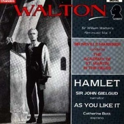 Walton: Hamlet / As You Like It Ścieżka dźwiękowa (William Walton) - Okładka CD