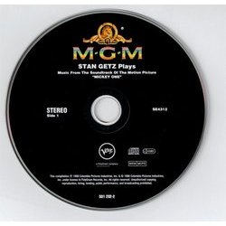 Mickey One サウンドトラック (Stan Getz, Eddie Sauter) - CDインレイ