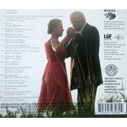 A Love Song for Bobby Long Soundtrack (Nathan Larson) - CD Back cover