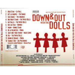 Down and Out with the Dolls Ścieżka dźwiękowa (Various Artists, Zo Poledouris) - Tylna strona okladki plyty CD