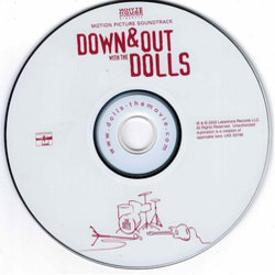 Down and Out with the Dolls サウンドトラック (Various Artists, Zo Poledouris) - CDインレイ
