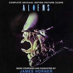 Aliens Trilha sonora (James Horner) - capa de CD