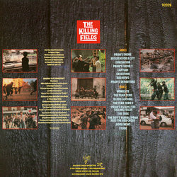 The Killing Fields Ścieżka dźwiękowa (Mike Oldfield) - Tylna strona okladki plyty CD