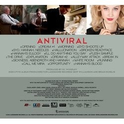Antiviral サウンドトラック (E.C. Woodley) - CD裏表紙