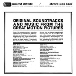 Original Soundtracks and Music from the Great Motion Pictures Ścieżka dźwiękowa (Various Artists) - Tylna strona okladki plyty CD