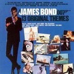 James Bond: 13 Original Themes Soundtrack (Various Artists, John Barry, Bill Conti, Marvin Hamlisch, Paul McCartney, Monty Norman) - CD cover
