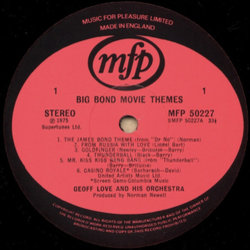 Big Bond Movie Themes サウンドトラック (Burt Bacharach, John Barry, Paul McCartney, Monty Norman) - CDインレイ