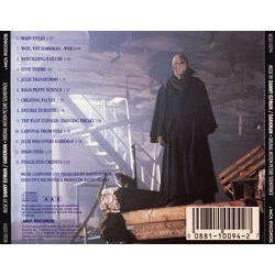 Darkman Trilha sonora (Danny Elfman) - CD capa traseira