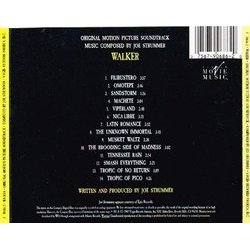 Walker Ścieżka dźwiękowa (Joe Strummer) - Tylna strona okladki plyty CD