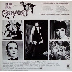 Cabaret Trilha sonora (Ralph Burns, John Kander) - CD capa traseira