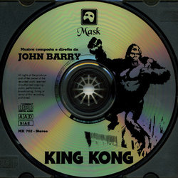 King Kong サウンドトラック (John Barry) - CDインレイ
