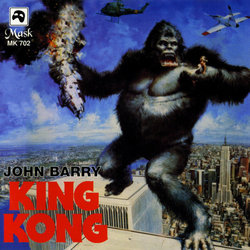 King Kong Ścieżka dźwiękowa (John Barry) - Okładka CD