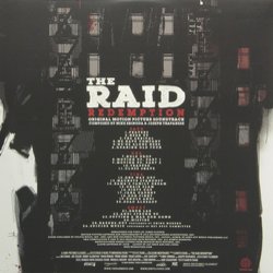 The Raid: Redemption サウンドトラック (Mike Shinoda, Joseph Trapanese) - CD裏表紙