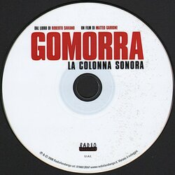Gomorra Ścieżka dźwiękowa (Various Artists) - wkład CD