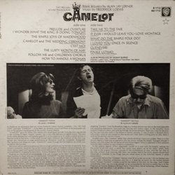 Camelot Trilha sonora (Alan Jay Lerner , Frederick Loewe) - CD capa traseira