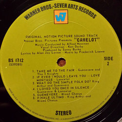 Camelot Soundtrack (Alan Jay Lerner , Frederick Loewe) - cd-cartula