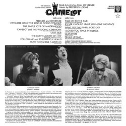Camelot サウンドトラック (Alan Jay Lerner , Frederick Loewe) - CD裏表紙