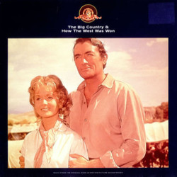 The Big Country & How the West Was Won サウンドトラック (Jerome Moross, Alfred Newman, Debbie Reynolds) - CDカバー