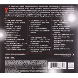 The Essential Hollywood サウンドトラック (Various Artists) - CD裏表紙