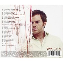 Dexter Ścieżka dźwiękowa (Various Artists, Rolfe Kent, Daniel Licht) - Tylna strona okladki plyty CD