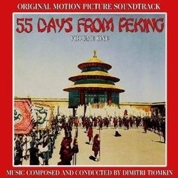 55 Days at Peking Volume 1 Trilha sonora (Dimitri Tiomkin) - capa de CD