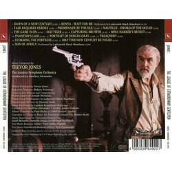 The League of Extraordinary Gentlemen Ścieżka dźwiękowa (Trevor Jones) - Tylna strona okladki plyty CD
