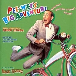Pee-wee's Big Adventure / Back to School サウンドトラック (Danny Elfman) - CDカバー