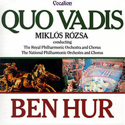 Quo Vadis / Ben-Hur サウンドトラック (Mikls Rzsa) - CDカバー