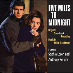Five Miles to Midnight Trilha sonora (Georges Auric, Jacques Loussier, Guiseppe Mengozzi, Mikis Theodorakis) - capa de CD