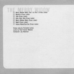 The Merry Widow Bande Originale (Paul Francis Webster, Fernando Lamas, Franz Lehr) - Pochettes de CD