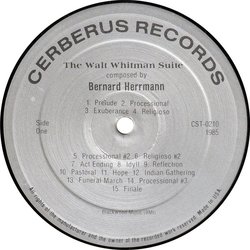 Bernard Herrmann: Music for Radio and Television Soundtrack (Bernard Herrmann) - CD-Inlay