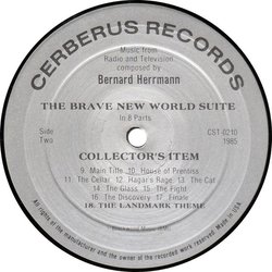 Bernard Herrmann: Music for Radio and Television Soundtrack (Bernard Herrmann) - cd-inlay