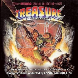 Treasure of the Four Crowns Soundtrack (Ennio Morricone) - CD cover