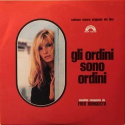 Gli Ordini sonno Ordini Colonna sonora (Fred Bongusto) - Copertina del CD