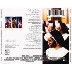 Sister Act Ścieżka dźwiękowa (Marc Shaiman) - Tylna strona okladki plyty CD