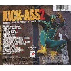 Kick-Ass 2 Soundtrack (Various Artists) - CD Back cover