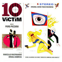 The 10th Victim サウンドトラック (Bruno Nicolai) - CDカバー