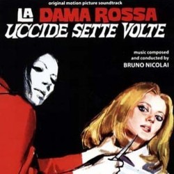 La Dama Rossa Uccide Sette Volte サウンドトラック (Bruno Nicolai) - CDカバー