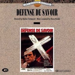 Dfense de Savoir Soundtrack (Bruno Nicolai) - CD cover
