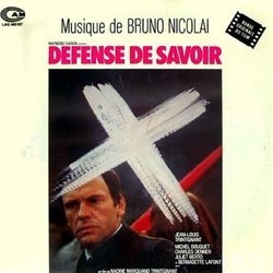 Dfense de Savoir Soundtrack (Bruno Nicolai) - CD-Cover