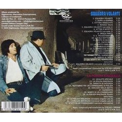 Squadra Volante / La Polizia Ringrazia Soundtrack (Stelvio Cipriani) - CD Achterzijde