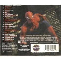 Spider-Man 2 Ścieżka dźwiękowa (Various Artists, Danny Elfman) - Tylna strona okladki plyty CD