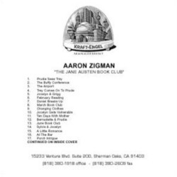 The Jane Austen Book Club Soundtrack (Aaron Zigman) - CD cover